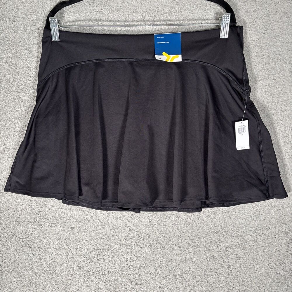 NWT Old Navy Active Powersoft High-Rise Go Dry Womens Size XL Tennis Skirt Black - Picture 3 of 14